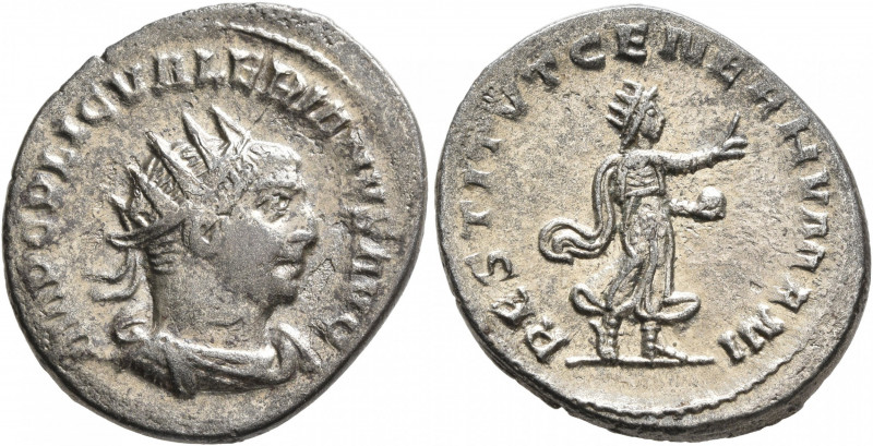 Valerian I, 253-260. Antoninianus (Billon, 23 mm, 3.61 g, 6 h), Antiochia, 253-2...