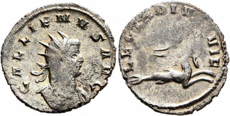 Gallienus, 253-268. Antoninianus (Billon, 21 mm, 2.78 g, 5 h), Mediolanum, 260-2...