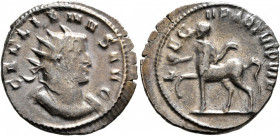 Gallienus, 253-268. Antoninianus (Billon, 21 mm, 2.54 g, 11 h), Mediolanum, 260-261. GALLIENVS AVG Radiate and cuirassed bust of Gallienus to right. R...