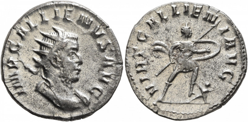 Gallienus, 253-268. Antoninianus (Silver, 22 mm, 4.00 g, 5 h), Mediolanum, 260-2...