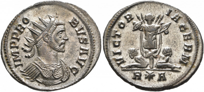 Probus, 276-282. Antoninianus (Silvered bronze, 22 mm, 3.20 g, 7 h), Rome, 278. ...