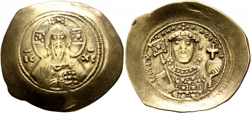 Michael VII Ducas, 1071-1078. Histamenon (Electrum, 28 mm, 4.28 g, 6 h), Constan...