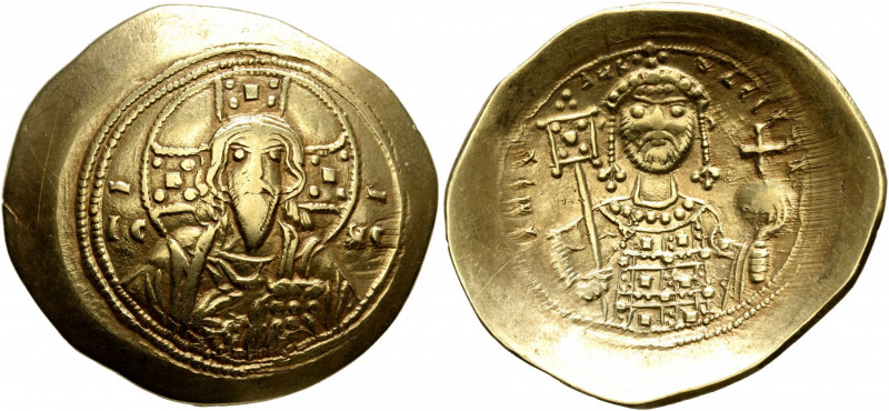 Michael VII Ducas, 1071-1078. Histamenon (Electrum, 27 mm, 4.36 g, 6 h), Constan...