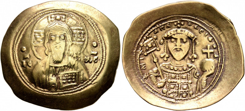 Michael VII Ducas, 1071-1078. Histamenon (Electrum, 28 mm, 4.26 g, 6 h), Constan...