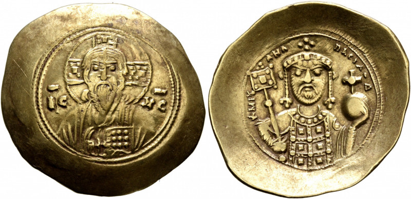 Michael VII Ducas, 1071-1078. Histamenon (Electrum, 29 mm, 4.32 g, 6 h), Constan...