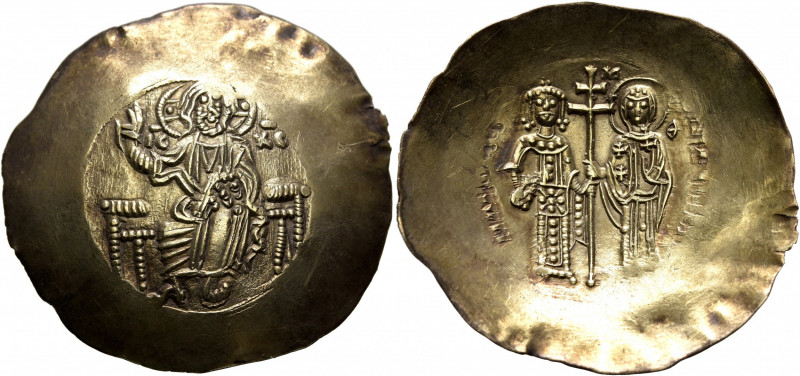 Manuel I Comnenus, 1143-1180. Histamenon (Electrum, 33 mm, 3.99 g, 6 h), Constan...