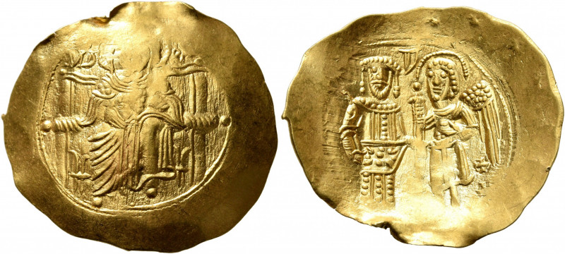 Isaac II Angelus, first reign, 1185-1195. Hyperpyron (Gold, 28 mm, 4.53 g, 6 h),...