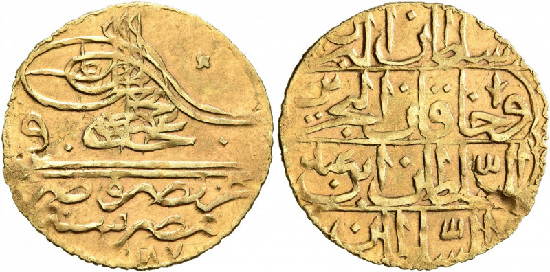 ISLAMIC, Ottoman Empire. 'Abd al-Hamid I, AH 1187-1203 / AD 1774-1789. Zeri Mahb...