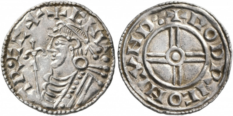 BRITISH, Anglo-Saxon. Kings of All England. Cnut, 1016-1035. Penny (Silver, 17.5...