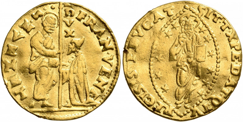 ITALY. Venezia (Venice). Francesco Veniero, 1554-1556. Zecchino (Gold, 20 mm, 3....