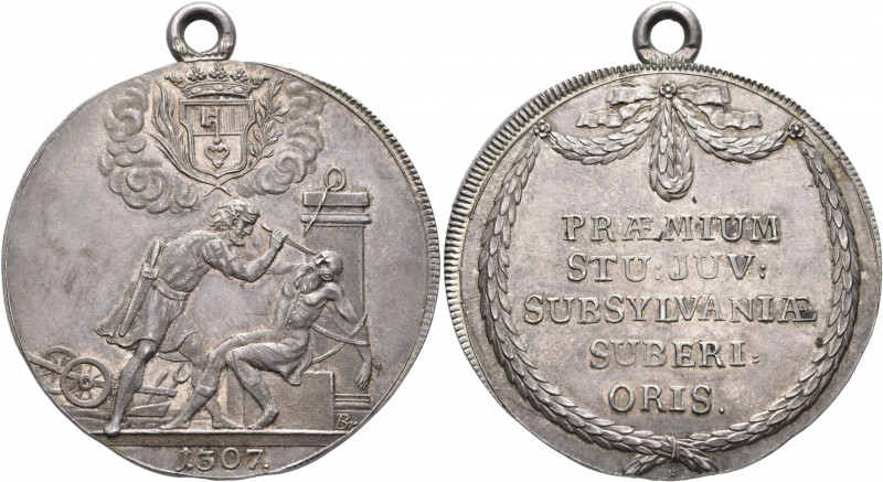 SWITZERLAND. Obwalden. Schulprämie (Silver, 41 mm, 22.37 g, 12 h), by J. C. Brup...