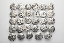 A lot containing 29 silver coins. All: Drachms of Alexander III 'the Great' and his successors. About very fine to good very fine. LOT SOLD AS IS, NO ...