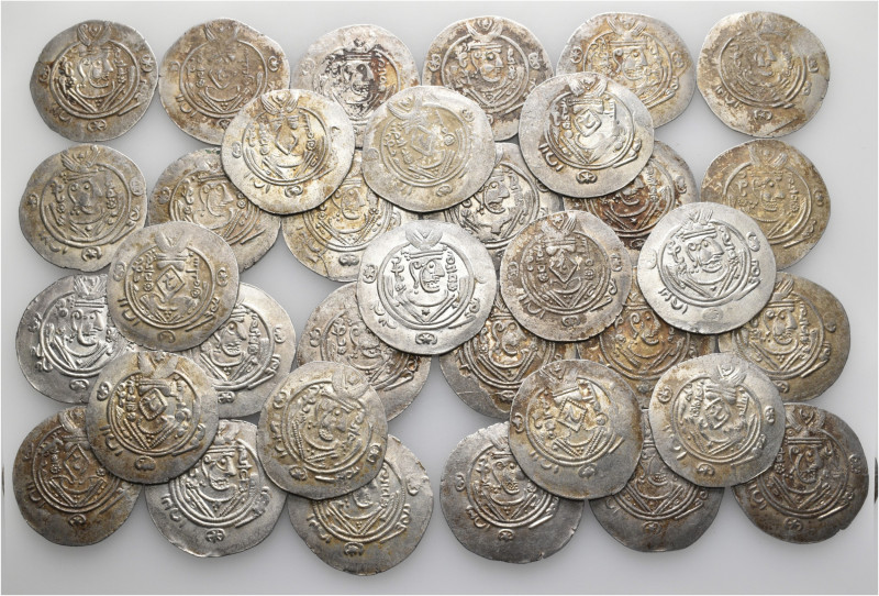 A lot containing 35 silver coins. All: Tabaristan Hemidrachms. About very fine t...