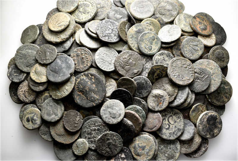 A lot containing 190 bronze coins. All: Roman Provincial. Fair to good fine. LOT...