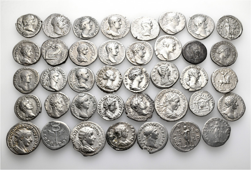 A lot containing 39 silver coins. All: Roman Imperial. Fine to very fine. LOT SO...