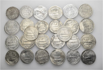 A lot containing 26 silver coins. All: Islamic. Very fine to almost extremely fine. LOT SOLD AS IS, NO RETURNS. 26 coins in lot.