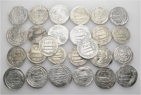 A lot containing 26 silver coins. All: Islamic. Very fine to almost extremely fine. LOT SOLD AS IS, NO RETURNS. 26 coins in lot.