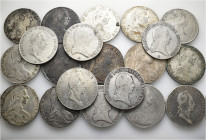 A lot containing 20 silver coins. All: Austrian Talers. Fine to very fine. LOT SOLD AS IS, NO RETURNS. 20 coins in lot.