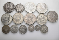 A lot containing 15 silver coins. Includes: Guatemala and Mexico. Fine to very fine. LOT SOLD AS IS, NO RETURNS. 15 coins in lot.


From the collec...