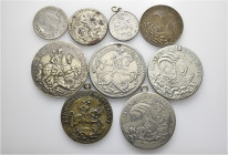 A lot containing 6 silver and 3 bronze medals. All: Hungary. Fine to good very fine. LOT SOLD AS IS, NO RETURNS. 9 medals in lot.


From the collec...