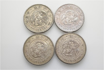 A lot containing 4 silver coins. All: Japan. Very fine to about extremely fine. LOT SOLD AS IS, NO RETURNS. 4 coins in lot.


From the collection o...