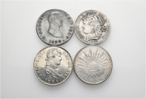 A lot containing 4 silver coins. Including: Mexico and Peru. About very fine to good very fine. LOT SOLD AS IS, NO RETURNS. 4 coins in lot.


From ...
