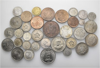 A lot containing 34 silver, bronze and copper-nickel coins. All: South America. Good very fine to good extremely fine. LOT SOLD AS IS, NO RETURNS. 34 ...