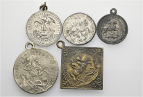 A lot containing 5 silver and bronze pendants. All: Transylvania. Fine to about very fine. LOT SOLD AS IS, NO RETURNS. 5 pendants in lot.


From th...