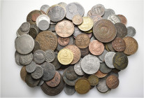 A lot containing 78 silver and 76 bronze coins. All: World. Fine to extremely fine. LOT SOLD AS IS, NO RETURNS. 154 coins in lot.