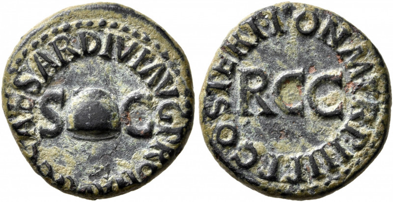 Gaius (Caligula), 37-41. Quadrans (Copper, 17 mm, 2.77 g, 6 h), Rome, 39-40. C•C...
