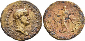 Galba, 68-69. Dupondius (Orichalcum, 29 mm, 12.17 g, 4 h), Rome, circa October 68. SER GALBA IMP CAESAR AVG TR P Laureate and draped bust of Galba to ...
