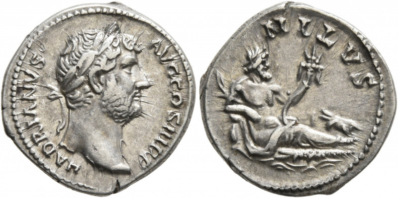 Hadrian, 117-138. Denarius (Silver, 18 mm, 3.29 g, 6 h), Rome, circa 130-133. HA...
