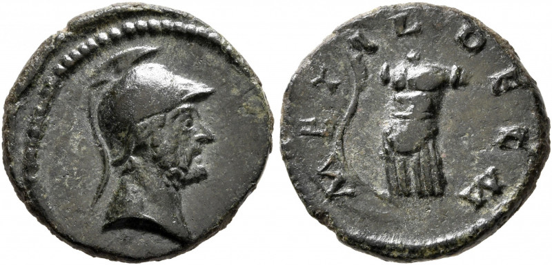 Anonymous issues, temp. Hadrian to Antoninus Pius, 117-161. Quadrans (Copper, 17...