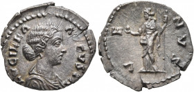 Lucilla, Augusta, 164-182. Denarius (Silver, 19 mm, 3.42 g, 6 h), Rome. LVCILLA AVGVSTA Draped bust of Lucilla to right, seen from behind. Rev. VENVS ...