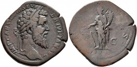 Didius Julianus, 193. Sestertius (Orichalcum, 30 mm, 17.97 g, 6 h), Rome. IMP CAES M DID SEVER IVLIAN AVG Laureate head of Didius Julianus to right. R...