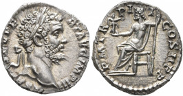 Septimius Severus, 193-211. Denarius (Silver, 18 mm, 3.27 g, 1 h), Rome, 194. L SEPT SEV PERT AVG IMP III Laureate head of Septimius Severus to right....