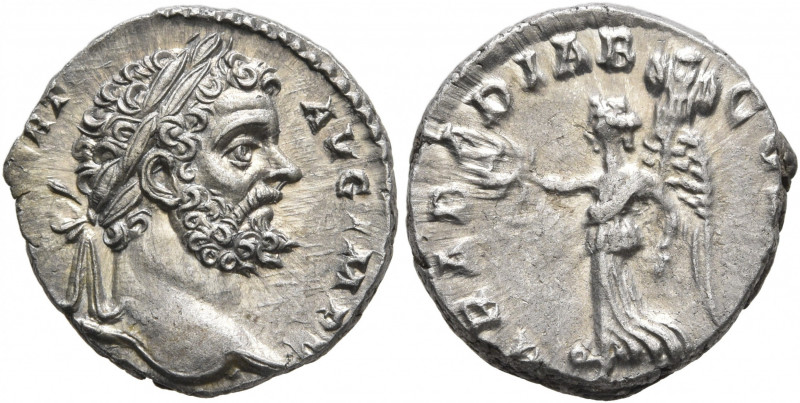 Septimius Severus, 193-211. Denarius (Silver, 16 mm, 3.44 g, 12 h), Rome, 195. [...