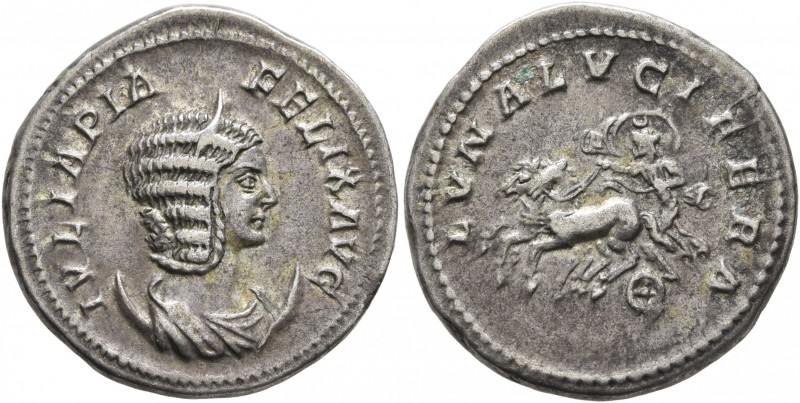 Julia Domna, Augusta, 193-217. Antoninianus (Silver, 23 mm, 4.91 g, 12 h), Rome,...