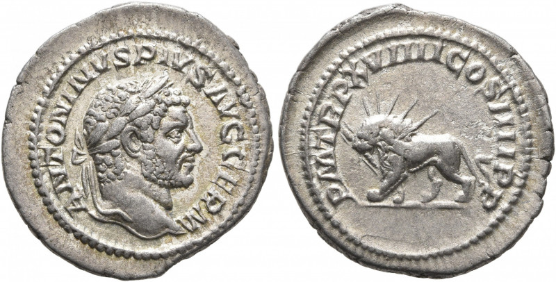 Caracalla, 198-217. Denarius (Silver, 21 mm, 3.40 g, 7 h), Rome, 216. ANTONINVS ...