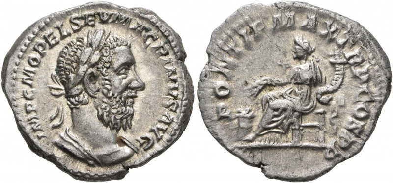 Macrinus, 217-218. Denarius (Silver, 20 mm, 3.66 g, 12 h), Rome, summer 217-earl...