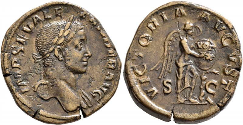 Severus Alexander, 222-235. Sestertius (Orichalcum, 30 mm, 21.92 g, 1 h), Rome, ...