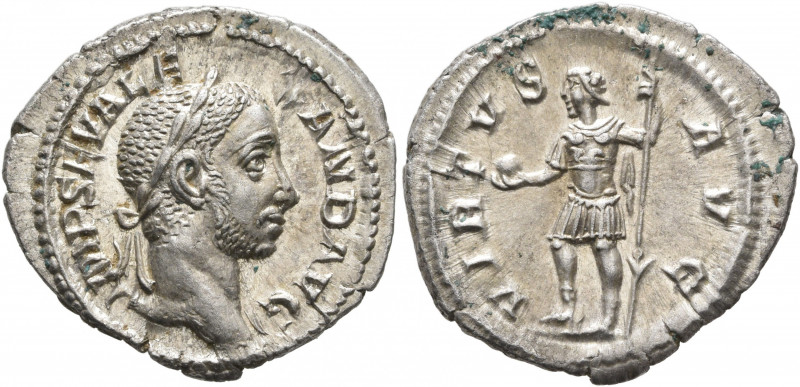 Severus Alexander, 222-235. Denarius (Silver, 21 mm, 3.05 g, 12 h), Rome, 231. I...