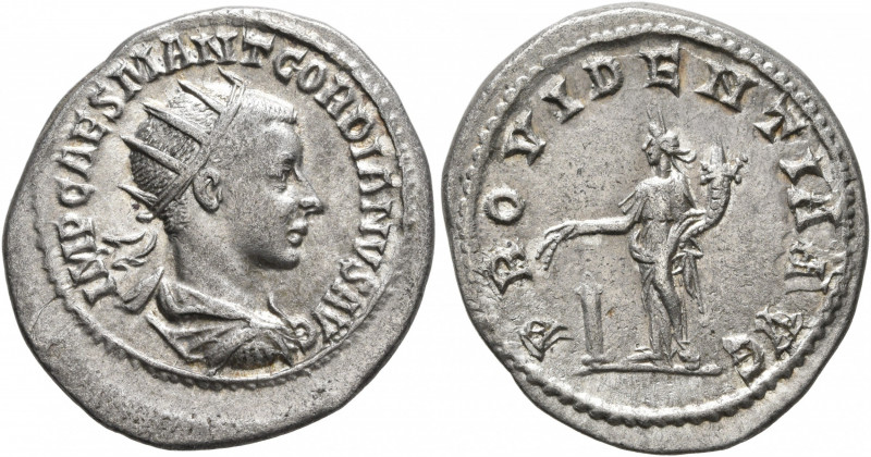 Gordian III, 238-244. Antoninianus (Silver, 24 mm, 4.31 g, 6 h), Antiochia, 239-...