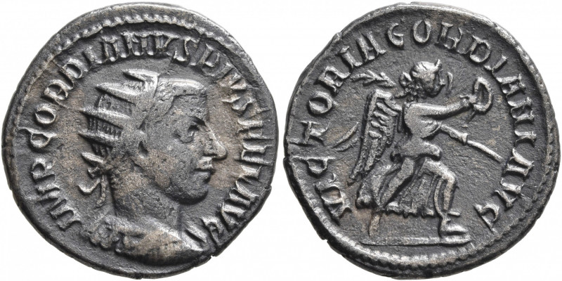 Gordian III, 238-244. Antoninianus (Silver, 21 mm, 3.67 g, 12 h), Antiochia, 243...