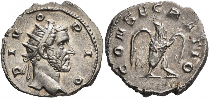 Trajan Decius, 249-251. Antoninianus (Silver, 22 mm, 3.59 g, 7 h), commemorative...