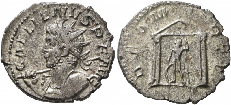 Gallienus, 253-268. Antoninianus (Silver, 23 mm, 3.66 g, 6 h), Cologne, 258-259....