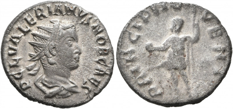 Valerian II, Caesar, 256-258. Antoninianus (Billon, 20 mm, 3.61 g, 5 h), Rome, 2...