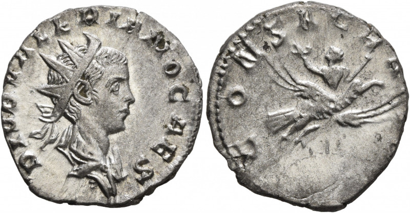 Divus Valerian II, died 258. Antoninianus (Silver, 21 mm, 3.21 g, 12 h), Cologne...