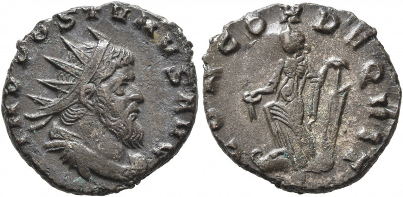 Postumus, Romano-Gallic Emperor, 260-269. Antoninianus (Silvered bronze, 20 mm, ...