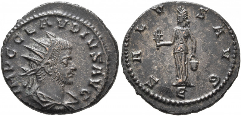 Claudius II Gothicus, 268-270. Antoninianus (Silvered bronze, 20 mm, 3.70 g, 6 h...